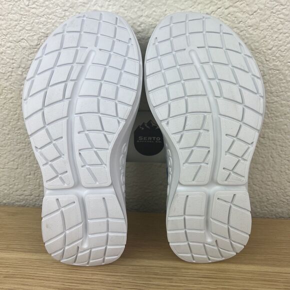 Oofos Oomg eeZee Low Shoes Womens Sz 5 Teal Tie Dye Slip On Comfort Recovery - Picture 7 of 9